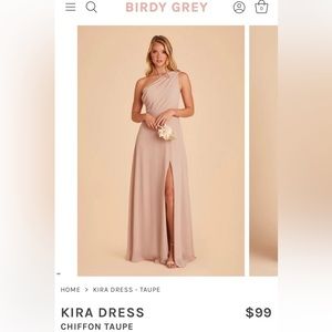 Birdy Grey Kira dress Taupe (small)